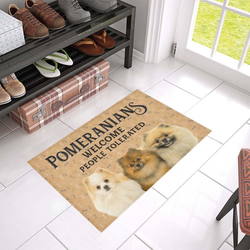 Pomeranian CL02110363MDD Non-slip Door mats