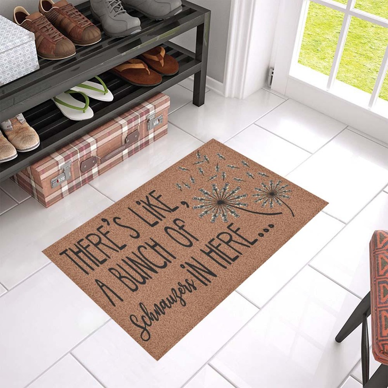 Schnauzer CL02110402MDD Non-slip Door mats