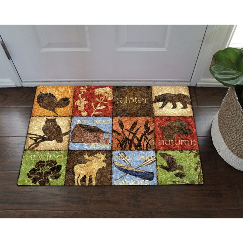 Seasons Lodge HN05100133D Non-slip Door mats