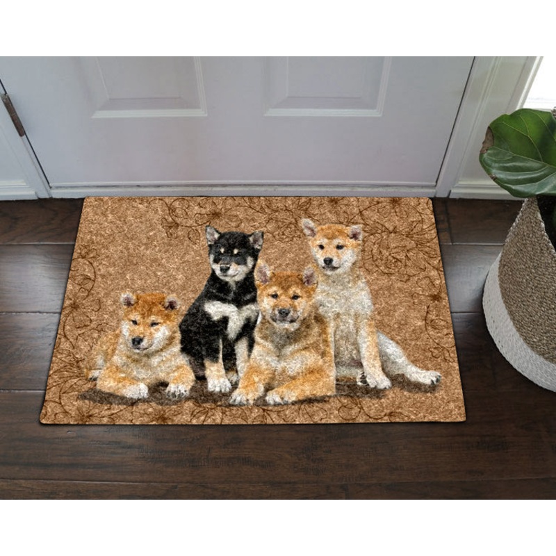 Shiba Inu HN09100069D Non-slip Door mats