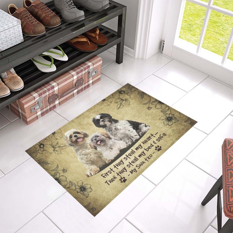 Shih Tzu CL02110421MDD Non-slip Door mats