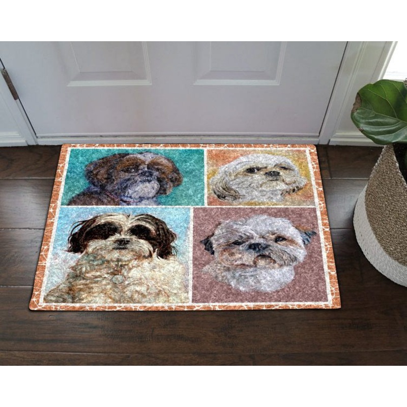 Shih Tzu CL31100972MDD Non-slip Door mats
