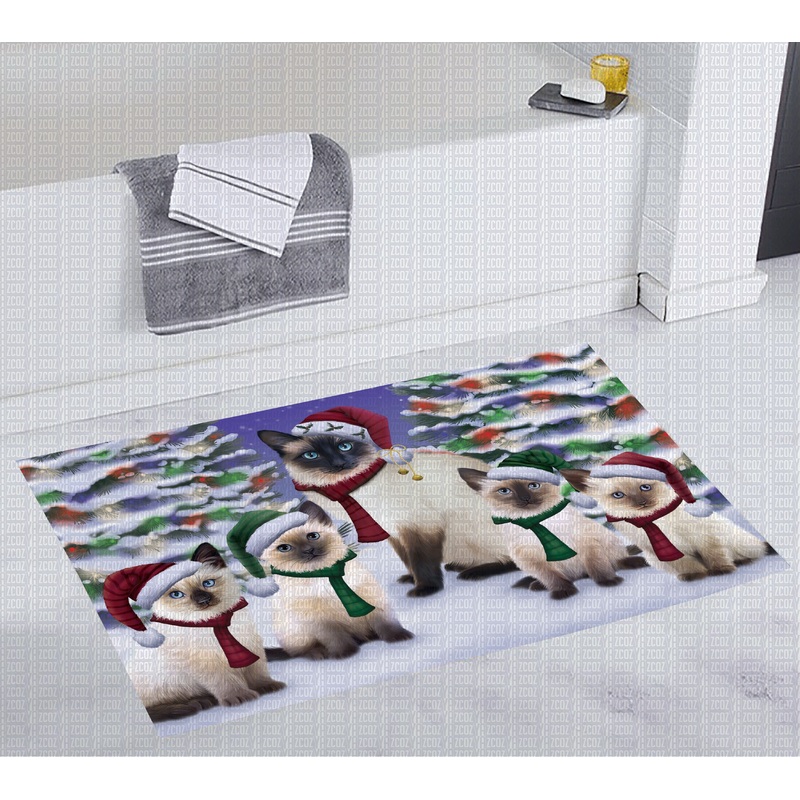 Siamese Cats CL20111629MDD Non-slip Door mats