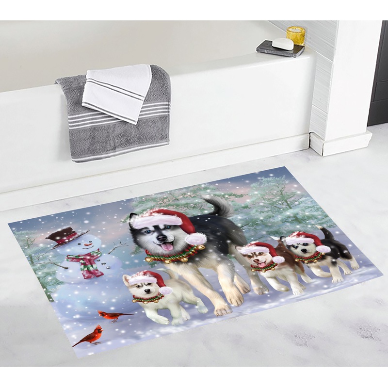 Siberian Husky CL18110843MDD Non-slip Door mats