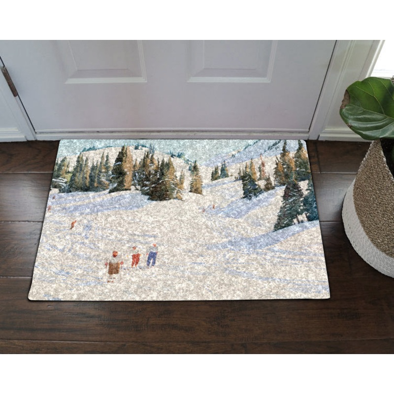 Skiing Mountain DV05100135D Non-slip Door mats
