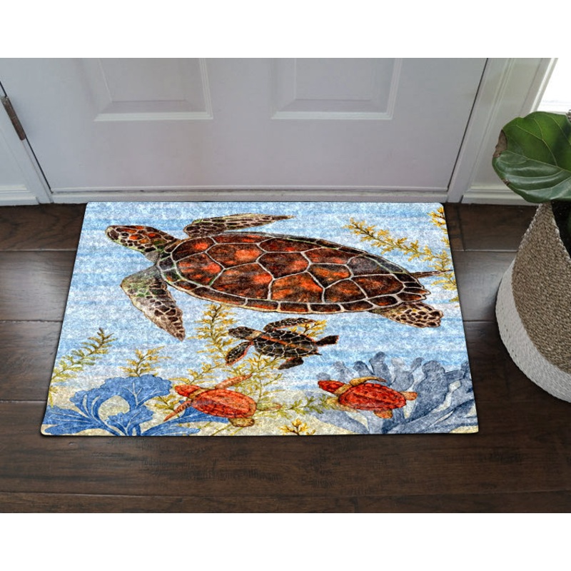 Turtles Sea HN0611160D Non-slip Door mats