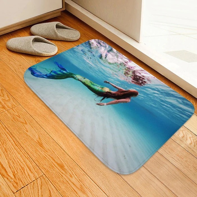Underwater Mermaid CLH041057D Non-slip Door mats