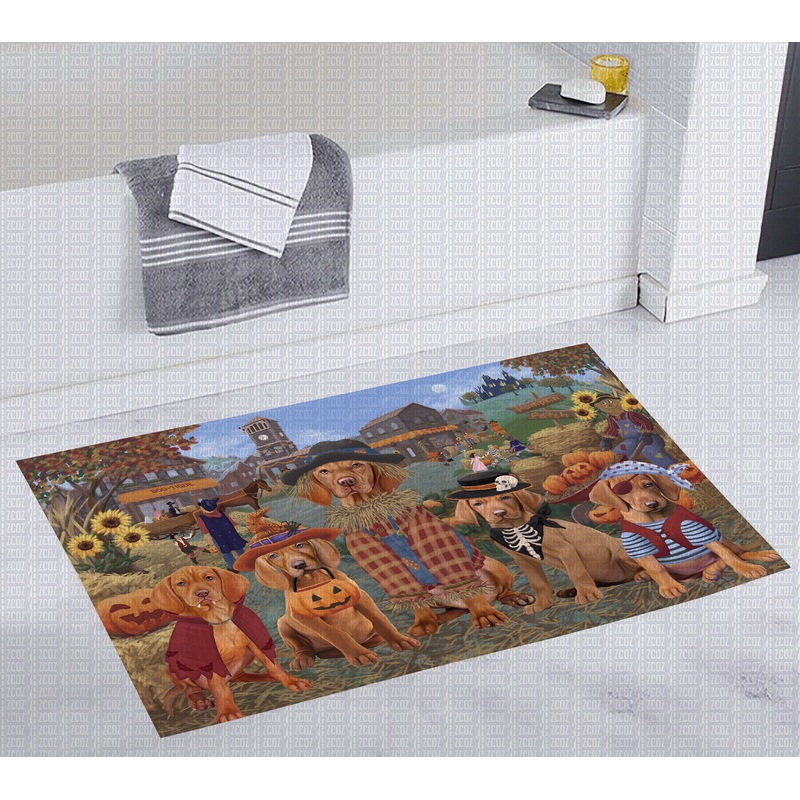 Vizsla Halloween Town CL20111838MDD Non-slip Door mats