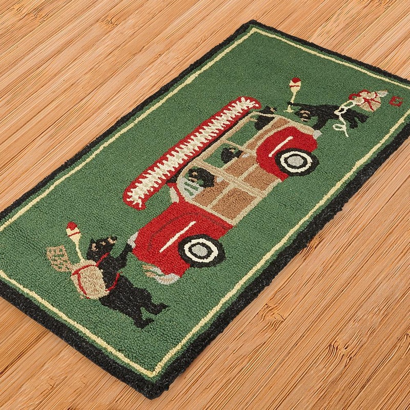 Woody Wagon Bear CLM1610163D Non-slip Door mats