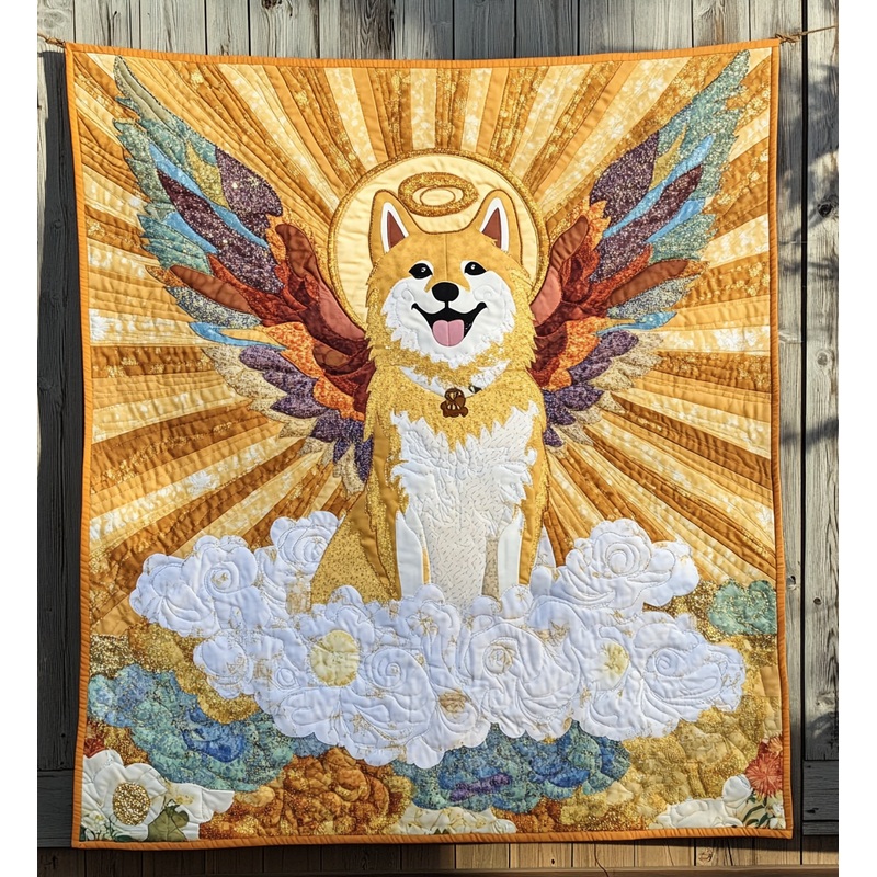 Akita Angel DAI090125190 Quilt Blanket