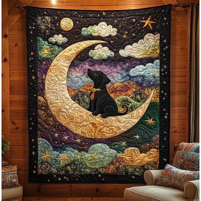 Celestial Dog DAI090125171 Quilt Blanket