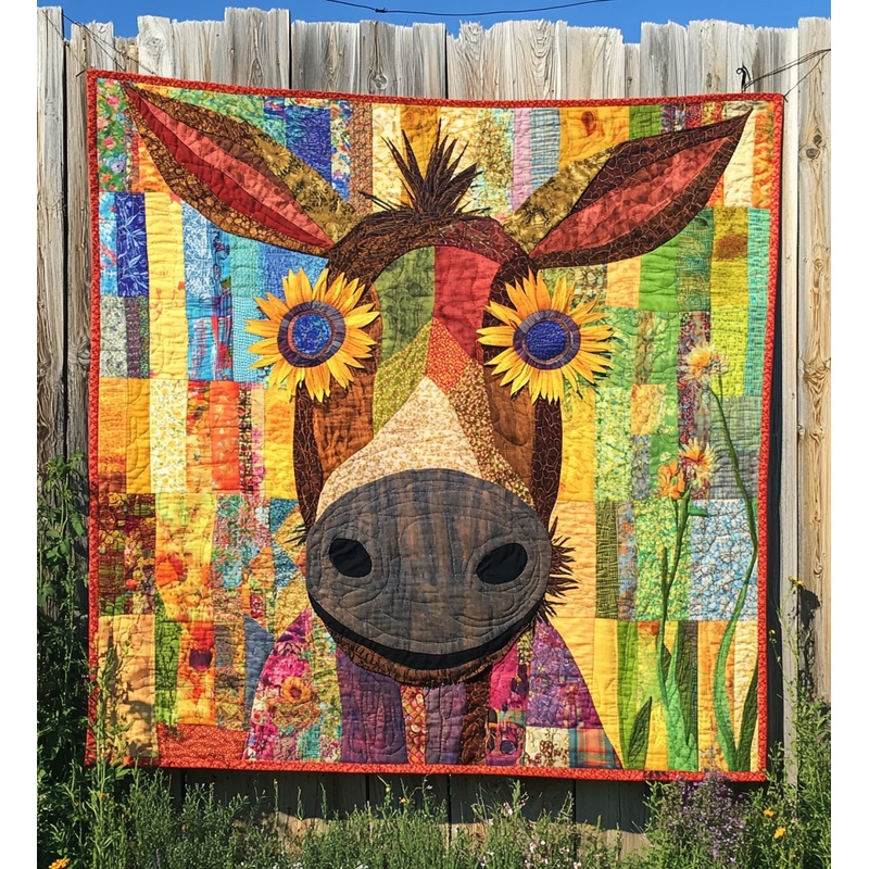 Donkey DAI090125234 Quilt Blanket