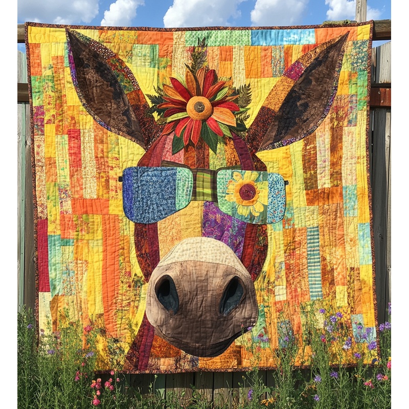 Donkey DAI090125235 Quilt Blanket