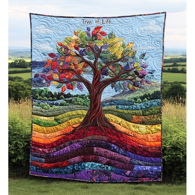 Tree Of Life DAI090125228 Quilt Blanket