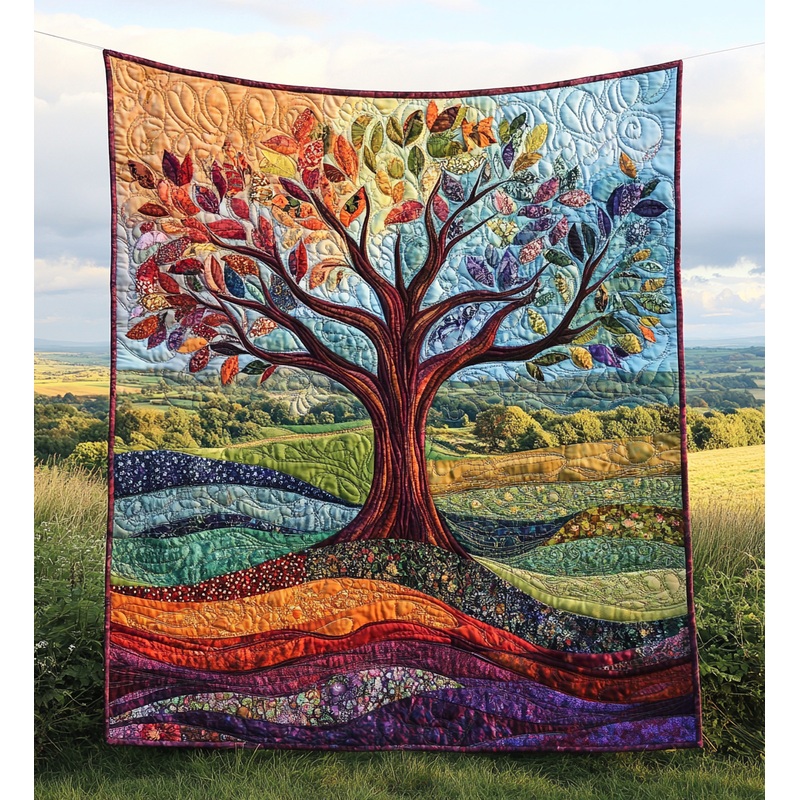 Tree Of Life DAI090125230 Quilt Blanket
