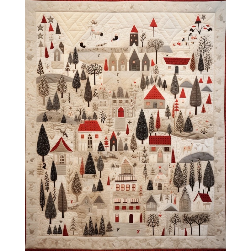Christmas In Snow BL07112332 Quilt Blanket