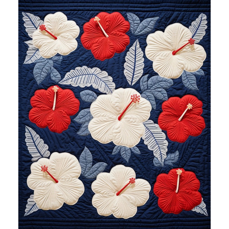 Hibiscus Flower BL911231 Quilt Blanket