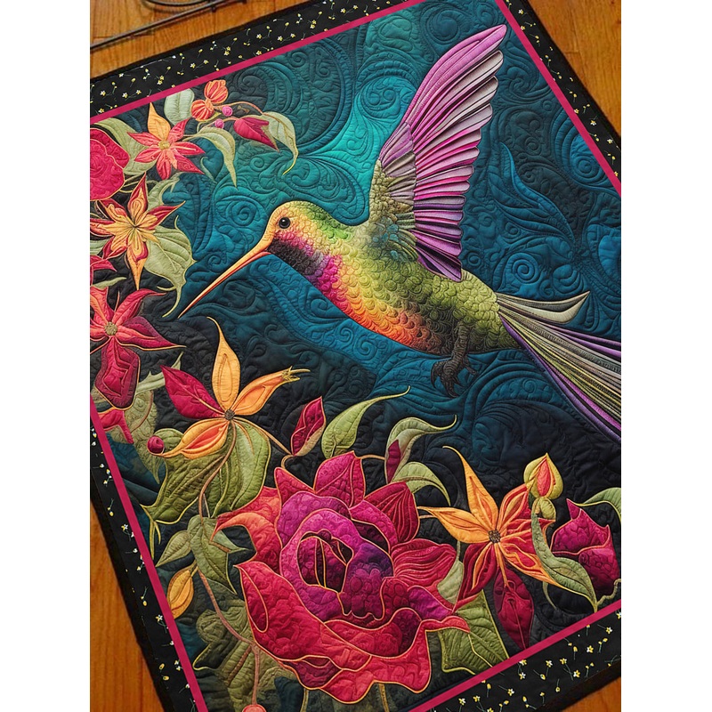 Hummingbird TL12102315 Quilt Blanket