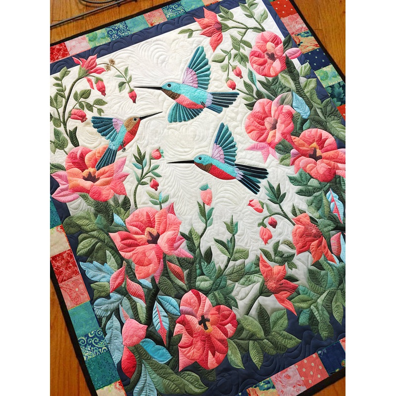 Hummingbird TL12102320 Quilt Blanket