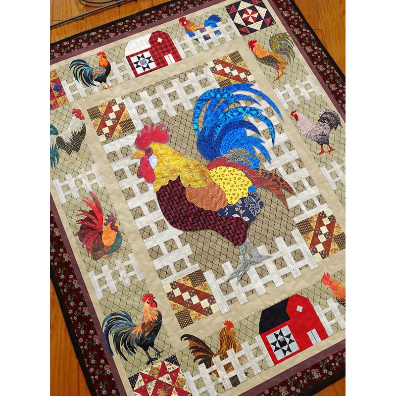 Rooster TL14102301 Quilt Blanket