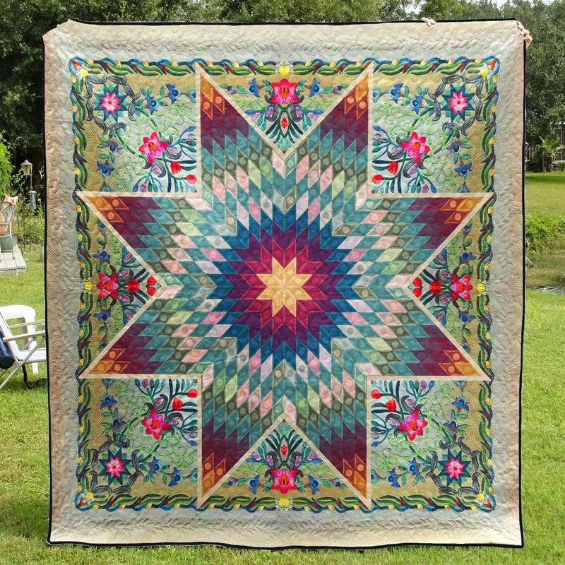 Star Medallion Flower CLM020734 Art Quilt