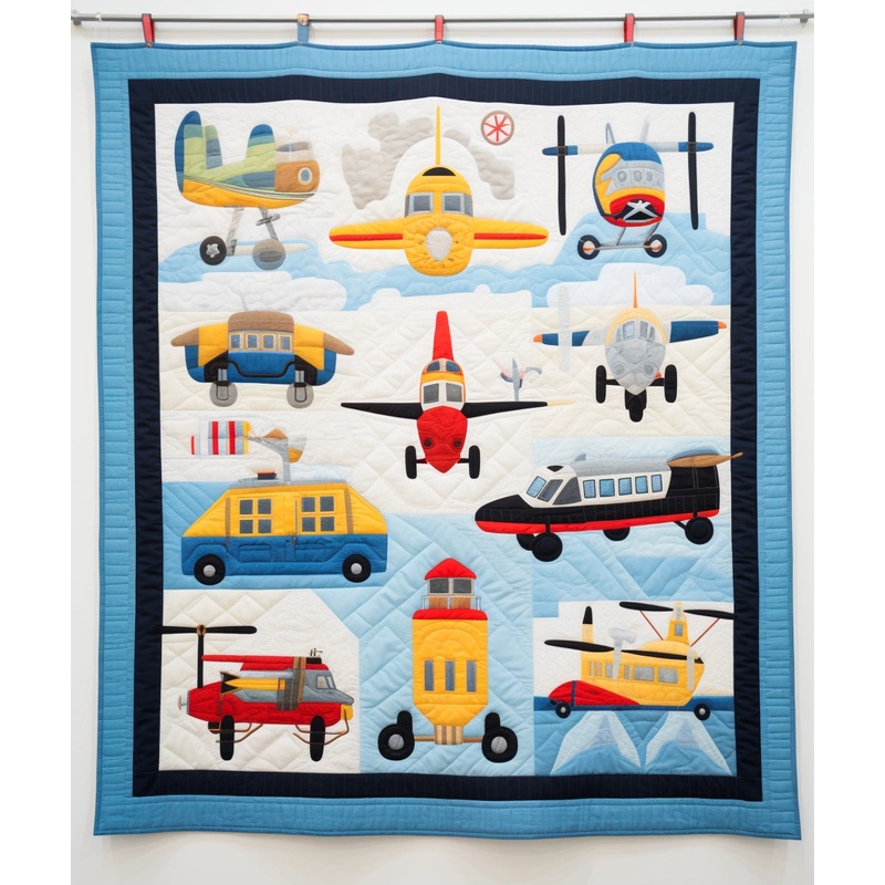 Aircraft BL9112317 Quilt Blanket