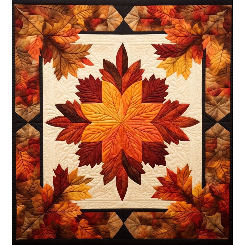 Autumn Leaves BL91123111 Quilt Blanket