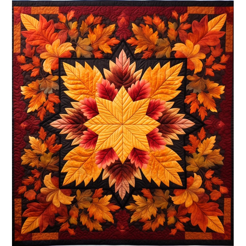Autumn Leaves BL91123112 Quilt Blanket