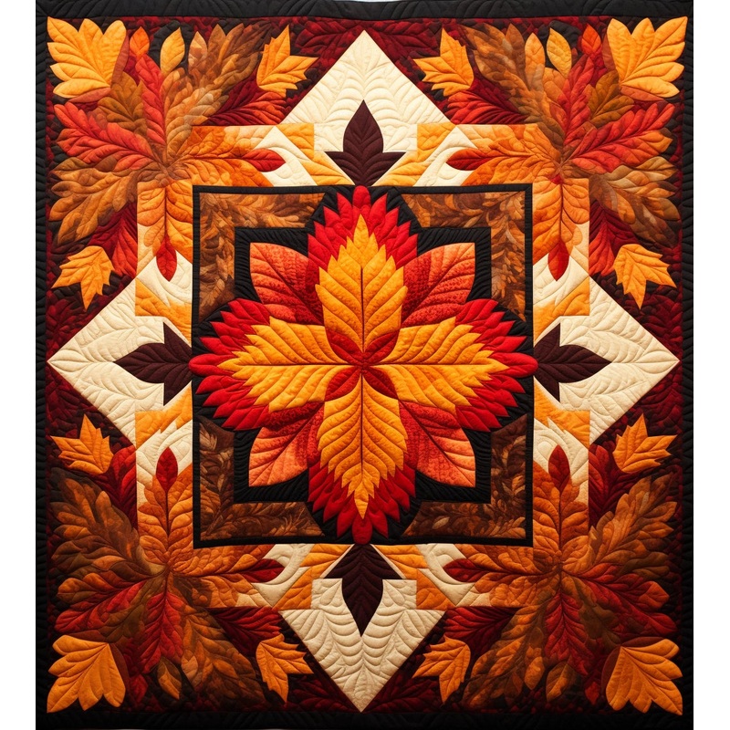 Autumn Leaves BL91123113 Quilt Blanket