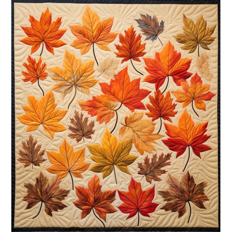 Autumn Leaves BL91123115 Quilt Blanket