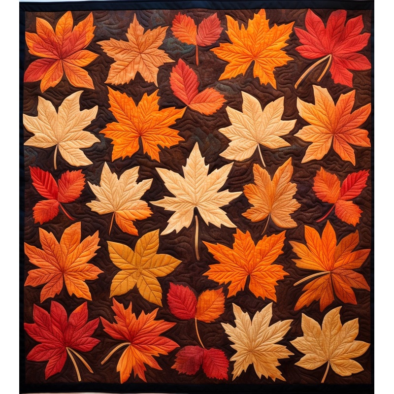 Autumn Leaves BL91123116 Quilt Blanket