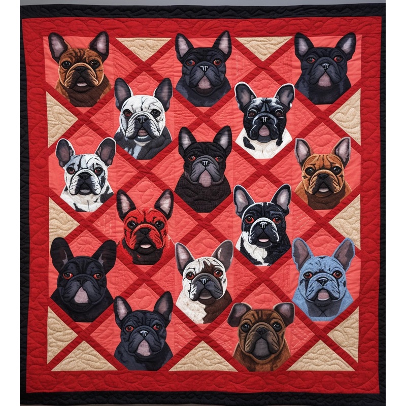 Bulldog BL11112337 Quilt Blanket