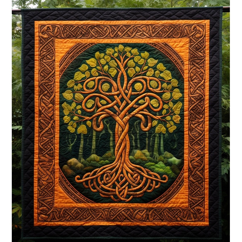 Celtic Tree Of Life BL10112328 Quilt Blanket