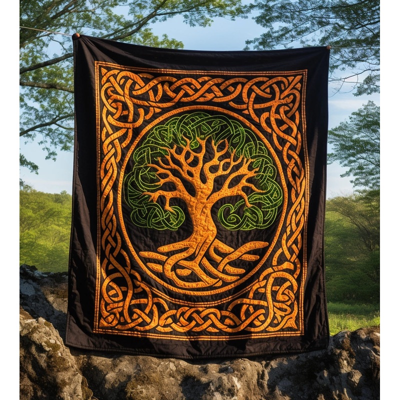 Celtic Tree Of Life BL10112329 Quilt Blanket