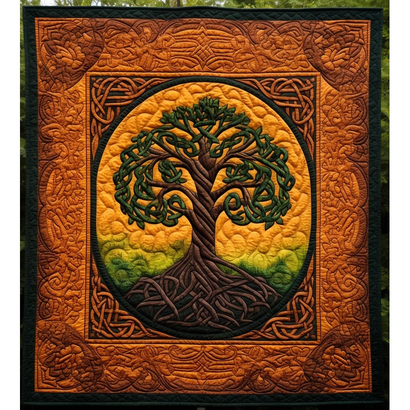 Celtic Tree Of Life BL10112331 Quilt Blanket