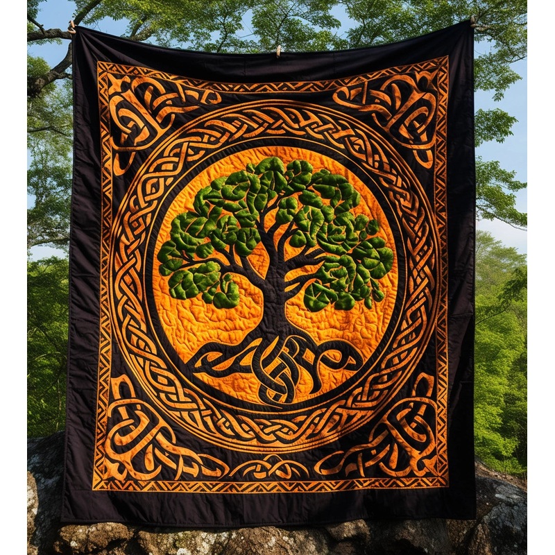 Celtic Tree Of Life BL10112334 Quilt Blanket