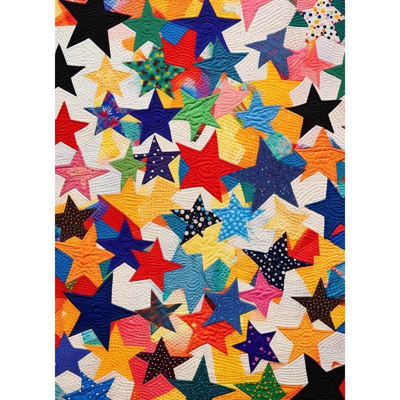 Colorful Star BL11112301 Quilt Blanket