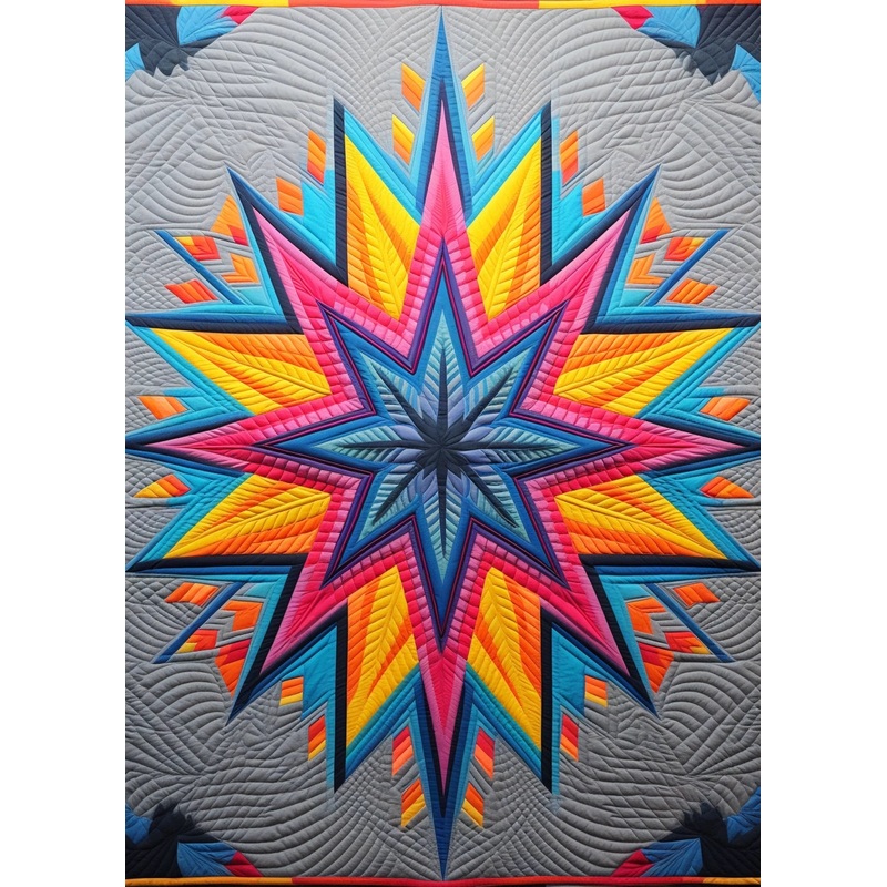 Compass Star BL9112367 Quilt Blanket