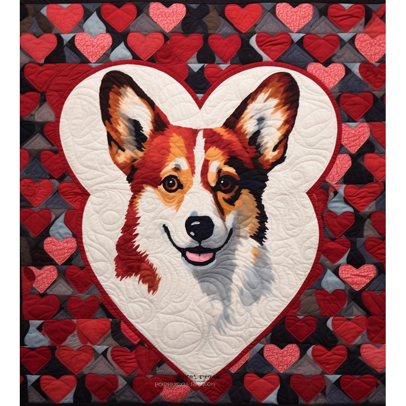 Corgi BL11112328 Quilt Blanket