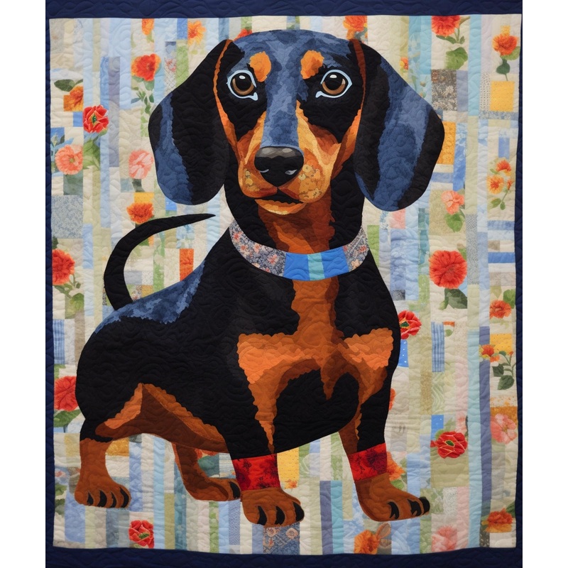 Dachshund BL9112321 Quilt Blanket