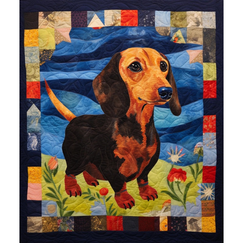 Dachshund BL9112322 Quilt Blanket
