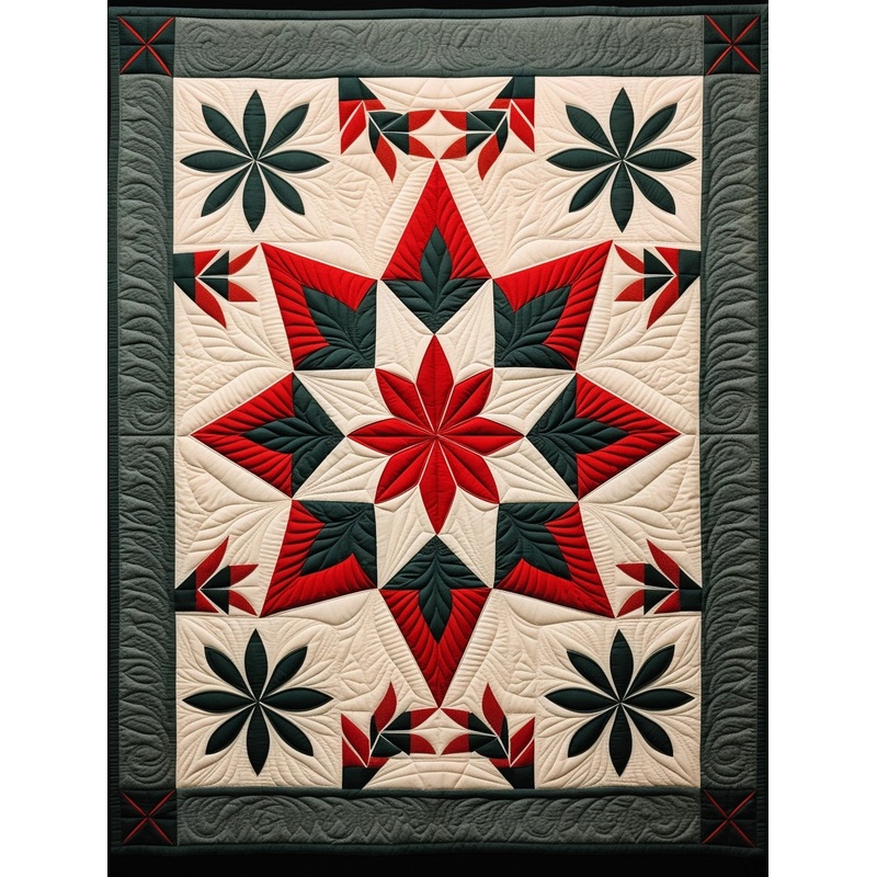 Flower Star BL10112346 Quilt Blanket