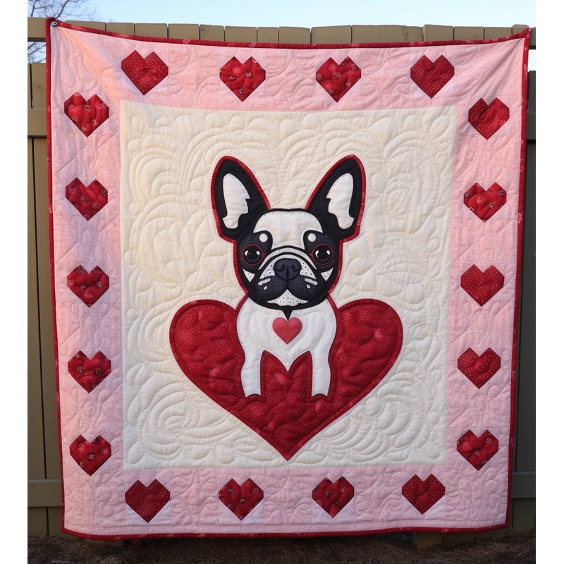 French Bulldog BL11112335 Quilt Blanket