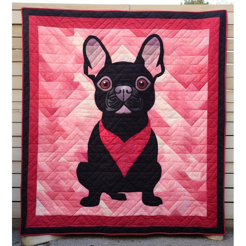 French Bulldog BL11112341 Quilt Blanket