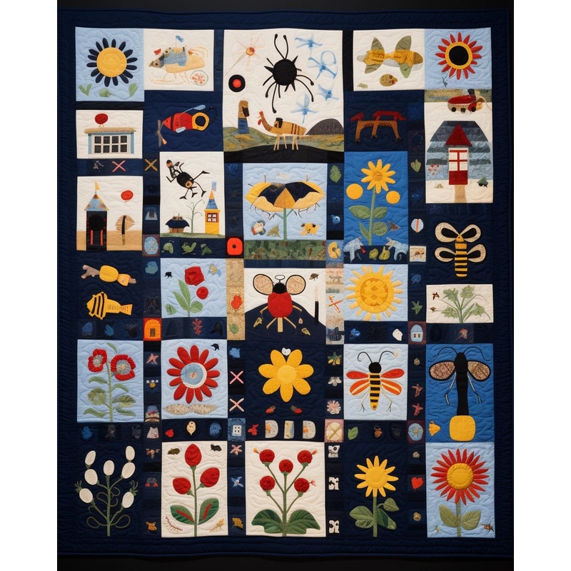 Garden BL9112352 Quilt Blanket