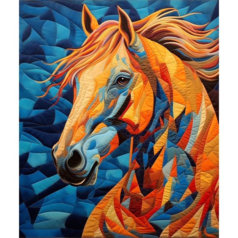 Horse BL9112357 Quilt Blanket