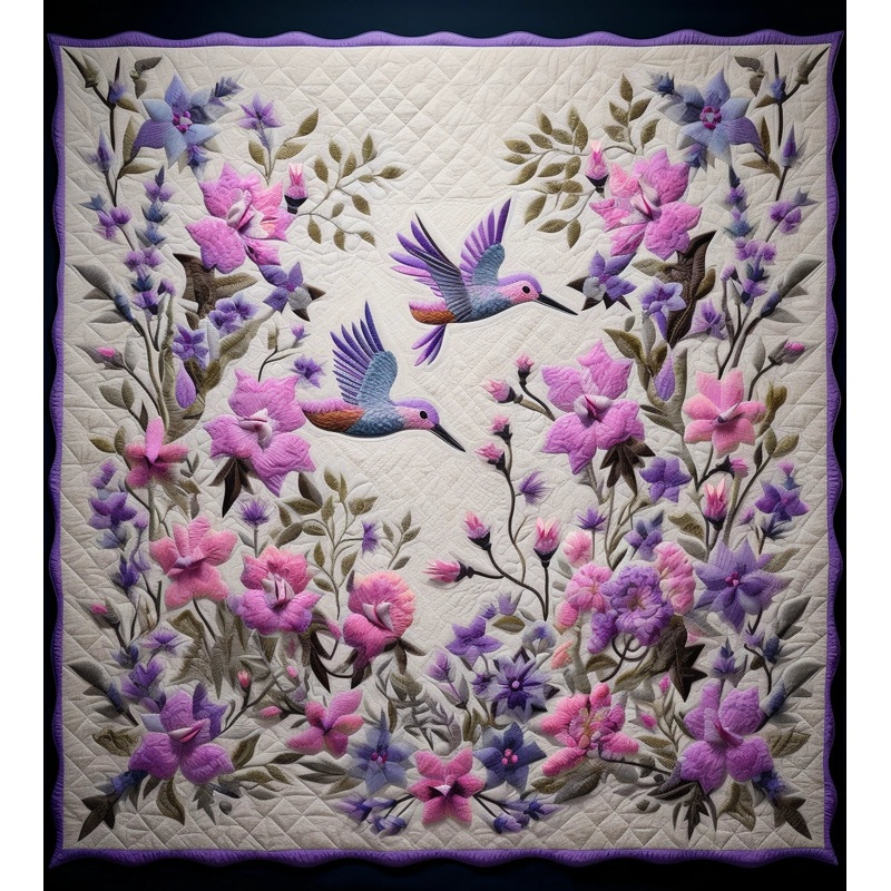 Hummingbird BL11112312 Quilt Blanket