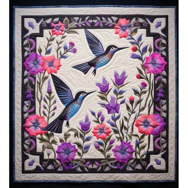Hummingbird BL11112313 Quilt Blanket