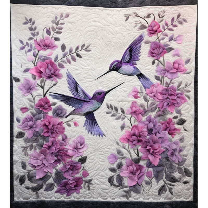 Hummingbird BL11112314 Quilt Blanket
