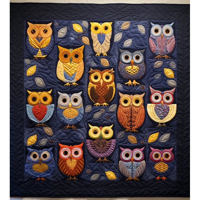 Owls BL9112388 Quilt Blanket